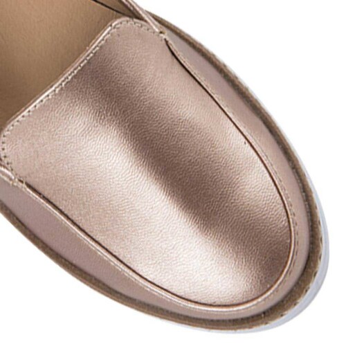 Kit de 2 pares de choclos mocasines para mujer marca Shosh, color negro y nude, mod. 825030