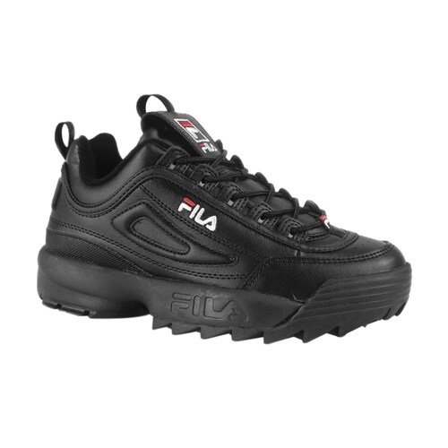 Tenis Fila Disrupter II Premium en negro de mujer 5fm00621-021