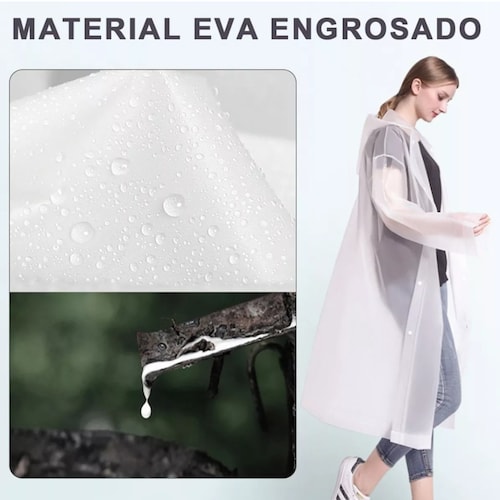Impermeable Reutilizable Alta Calidad EVA.