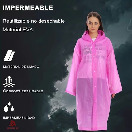 Impermeable Reutilizable Alta Calidad EVA.