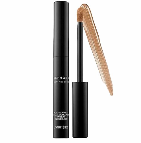 Corrector Sephora Alta Cobertura Y Tratamiento De Acne, clear and cover, color almond.