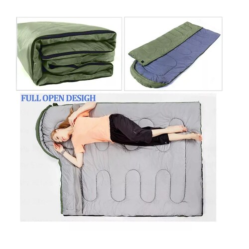 Bolsa De Dormir,exterior Camping Para Acampar Verde Militar