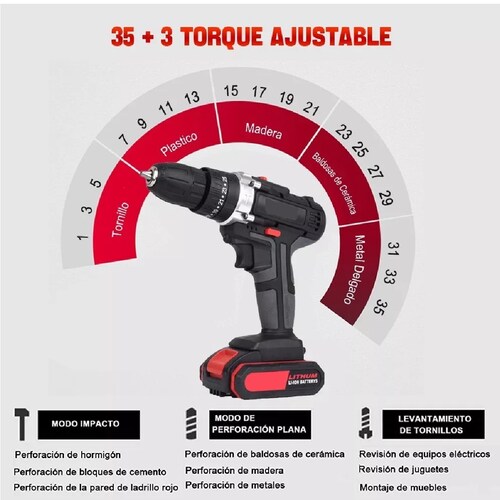 Kit Taladro Inalámbrico Multifuncional