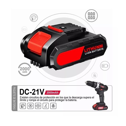 Kit Taladro Inalámbrico Multifuncional