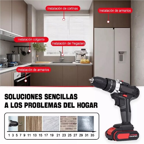 Kit Taladro Inalámbrico Multifuncional