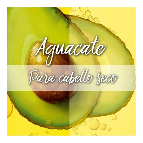 Fructis Hair Food Aguacate Shampoo, Acondicionador, Mascarilla, Garnier, 3 Piezas