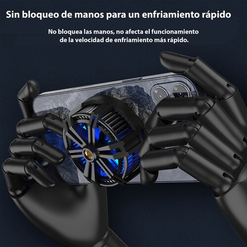 Enfriador Magnetico De Telefono Ventilador Rgb Cooler Gamer