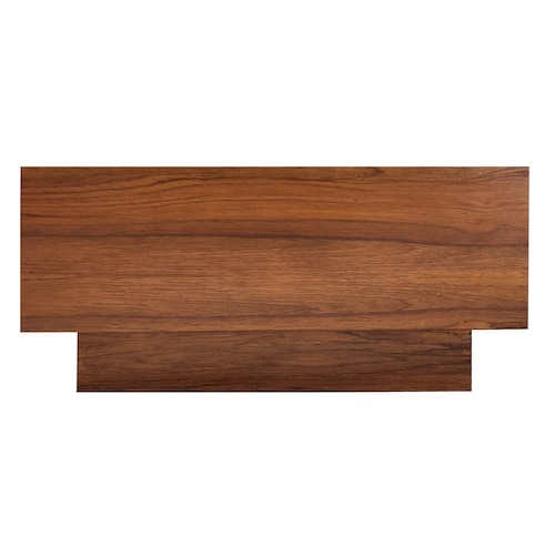 Mesa de centro colección Breeny  chapa de tzalam con acabado semimate.