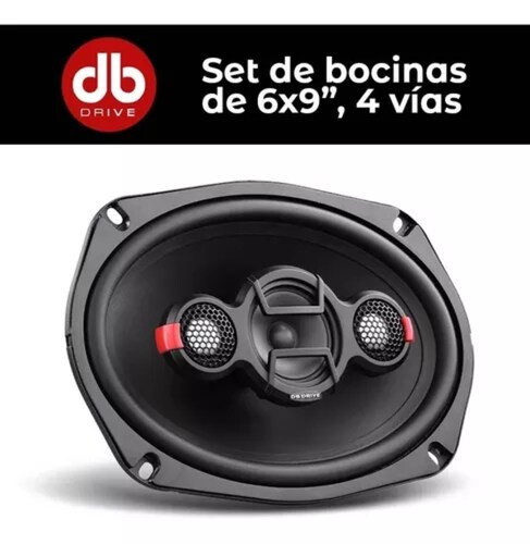 Set De Bocinas De 6x9 PLG Db Drive S69p 4 Vías 600w / 250w