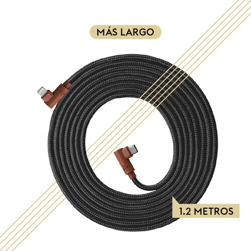 Cable Tipo C A Lightning Hune Hiedra Compatible Con iPhone.