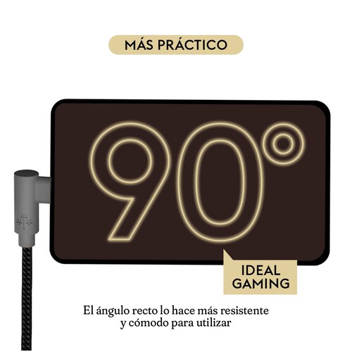 Cable Tipo C A Lightning Hune Hiedra Compatible Con iPhone.