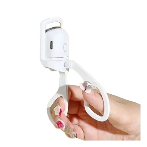 Enchinador Eléctrico Rizador De Pestañas Blanco