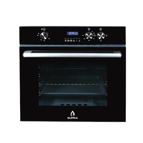 Horno Empotrable A Gas Supra DARK VORTEX De 60 Litros Cristal Templado