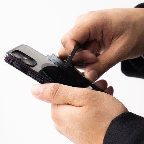 Cargador Micro Magsafe Para iPhone Y Celular Con Carga Inalámbrica Connekt Negro