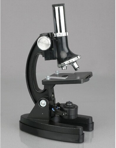 Microscopio escolar kit con estuche y accesorios 120x a 1200x