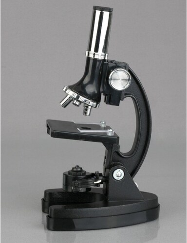 Microscopio escolar kit con estuche y accesorios 120x a 1200x