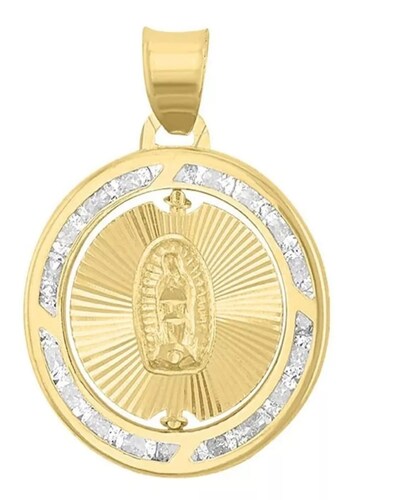 Medalla Escapulario #2 Rayos En Oro De 10 K + Obsequio
