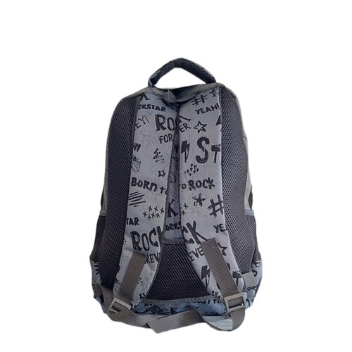 Mochila casual cuatro amplias divisiones Estampado moderno de Metal Rock alta calidad