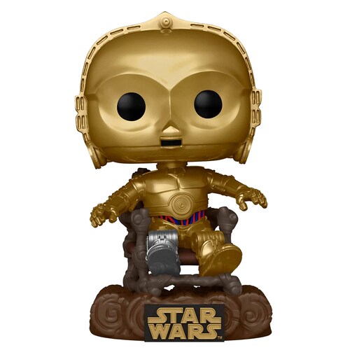 Funko Pop C3PO En Silla #609 Star Wars El Regreso Del Jedi Figura Original