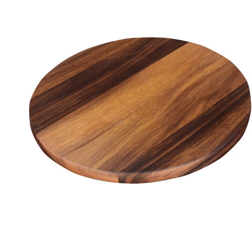 Charola giratoria de Madera Parota Redonda,Lazzy Susan Hogare Para servir alimentos, Centro de mesa, Uso profesional y casero, Madera fina, Resistente, Duradera, Diseño elegante, 48 cm.