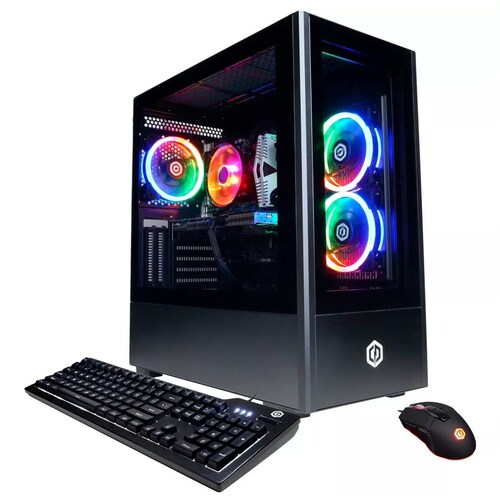 Cpu Gamer Cyberpower GXi3400BSTV10 Procesador Intel Core i7-12700f 16 Gb Ram 1 Tb + 500 Ssd Tarjeta Grafica Nvidia Rtx 3060 Ti, Sistema Operativo Windows 11 Home.