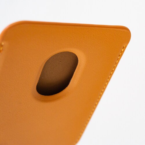Cartera Tarjetero Magnético Para Celulares Compatibles Con Magsafe y Accesorios Inalámbricos Marrón
