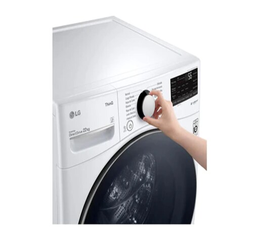 Lavadora LG WM22WV26SR Carga Frontal Inteligente Inverter AI DD (Inteligencia Artificial)