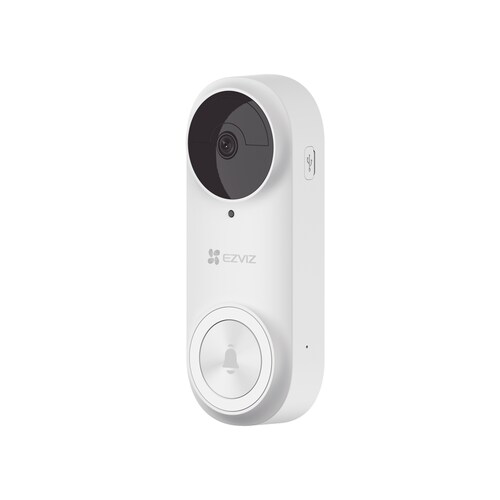 Timbre Con Cámara Wi-fi Ezviz De Batería Recargable Libre De Cables Uso Exterior 