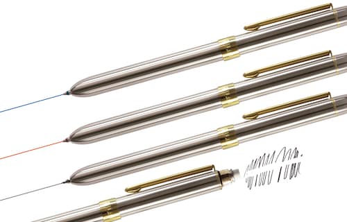 Boligrafo Elegante Milan Multifuncional 4 En 1 Caja Metalica