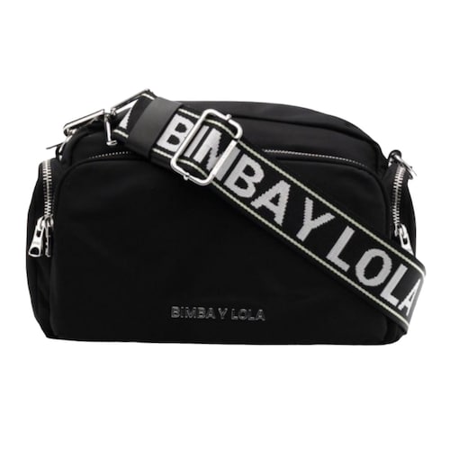Bolsa Bandolera Negra Nylon Asa desmontable Bimba y Lola