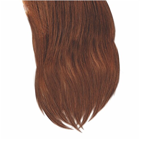 Cabezote De Practica Cabello Natural Castaño Oscuro 18 pulgadas