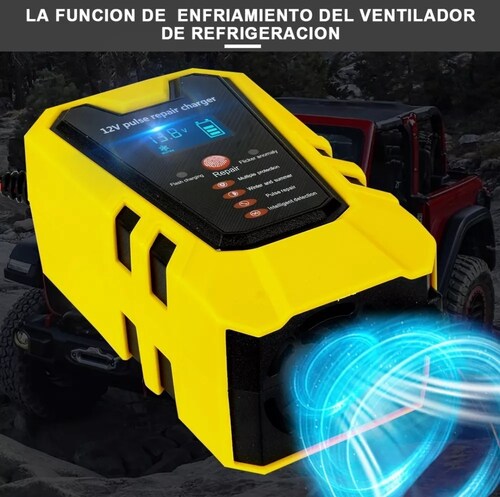 Cargador Mantenedor Batería Inteligente 12v 24v Auto Motos