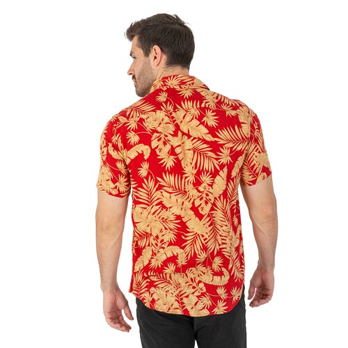 Camisas De Flores Hawaianas Manga Corta
