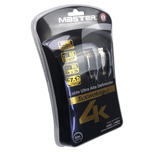 Cable HDMI Versión 2.0 MASTER MC-UHD4-4K