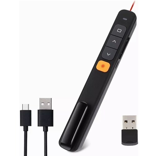 Apuntador Presentador Láser Inalámbrico Usb Recargable