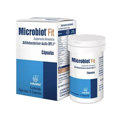 Microbiot fit  suplemento alimenticio con 15 cápsulas