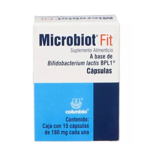 Microbiot fit  suplemento alimenticio con 15 cápsulas