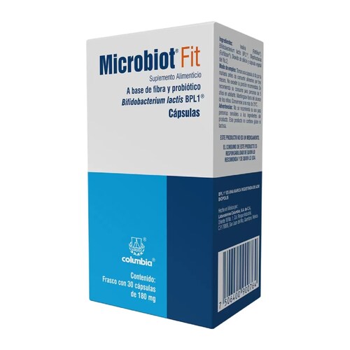 Microbiot Fit 180mg 30 Cápsulas.