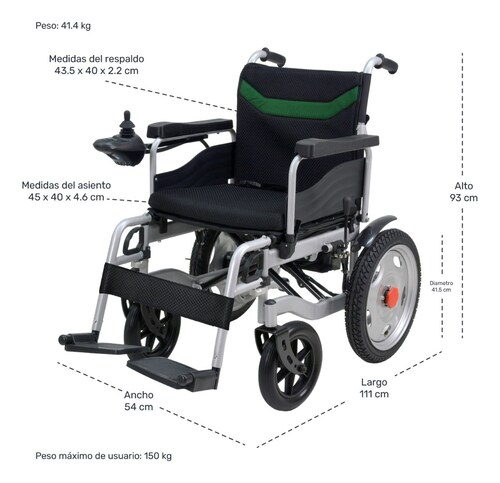 Silla De Ruedas Electrica 5 Vel 6 Km Comodidad Premium