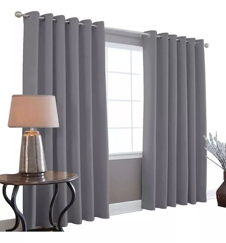 Cortinas Blackout Bloqueadoras de Luz 2 Paneles 137.5 cm x 215 cm Varios Colores