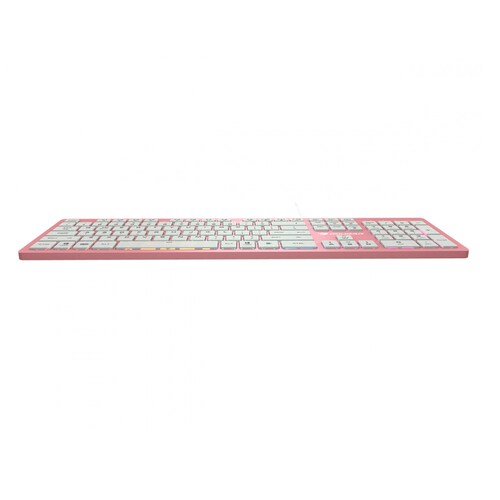 Teclado Gamer Cougar Vantar AX Alámbrico RGB Rosa Inglés.