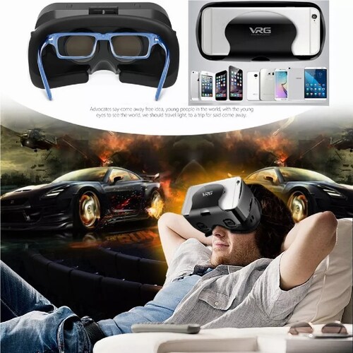 Casco De Realidad Virtual 3d Gafas Vr Con Controladores