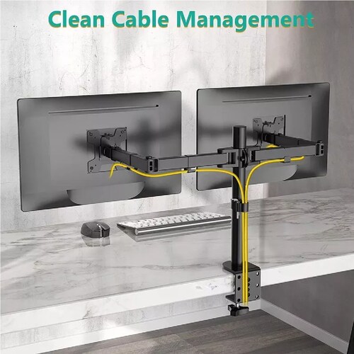 Soporte Para Monitor Doble Para Montaje En Pared