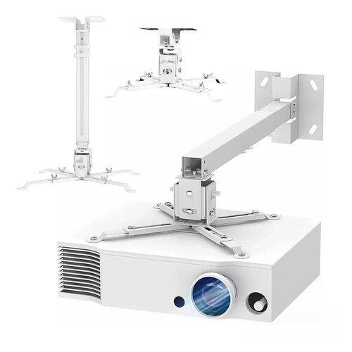 Soporte Proyector Universal Cañón Ajustable 30kg Techo Pared