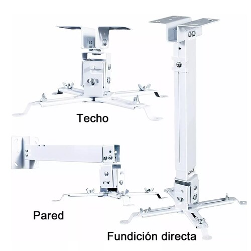 Soporte Proyector Universal Cañón Ajustable 30kg Techo Pared