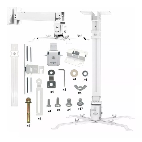 Soporte Proyector Universal Cañón Ajustable 30kg Techo Pared