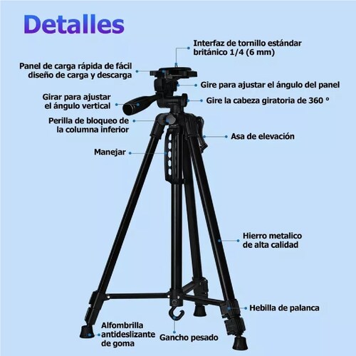Soporte Para Proyector Tripie Camara Tripode Celulartelefono