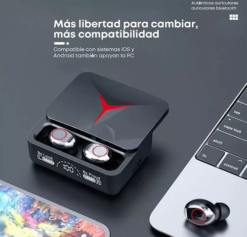 Auriculares M90 Pro Type C Bt5.3 Slide Sports Inalámbricos