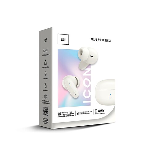 Audífonos TWS Icon Stf Color Hueso 