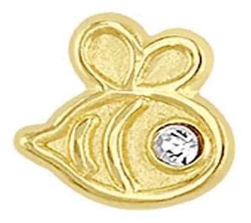 Broquel Abejita En Oro De 10 K + Obsequio + Envío